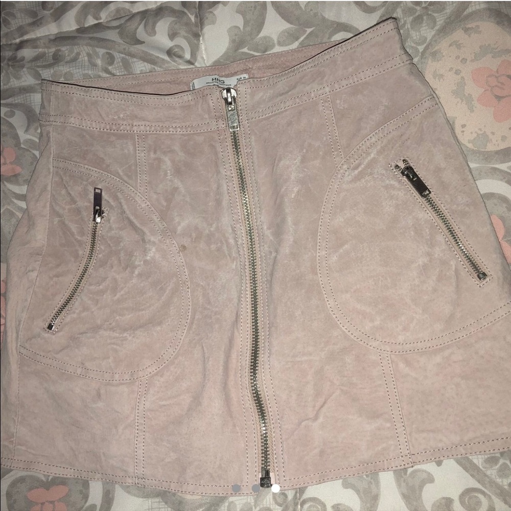 Pale pink skirt